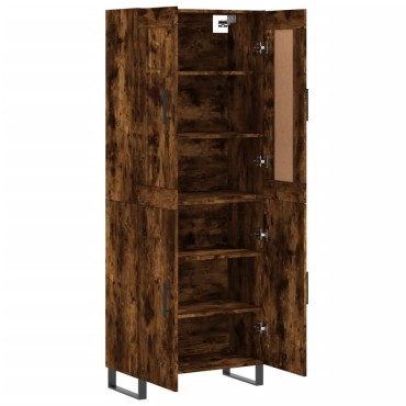 vidaXL Ντουλάπι Καπνιστή Δρυς 69,5x34x180cm από Επεξεργασμένο Ξύλο 1 τεμ.