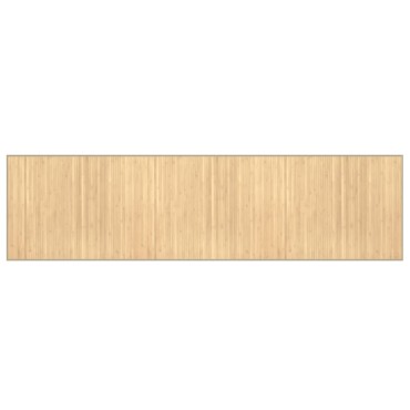 vidaXL Χαλί Ορθογώνιο Ανοιχτό Φυσικό 80x300cm Μπαμπού