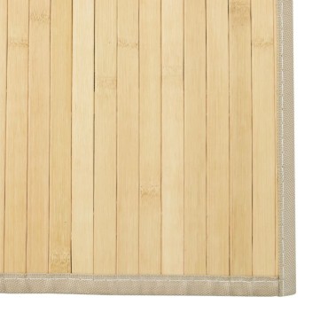 vidaXL Χαλί Ορθογώνιο Ανοιχτό Φυσικό 60x100cm Μπαμπού