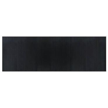 vidaXL Χαλί Ορθογώνιο Μαύρο 100x300cm Μπαμπού