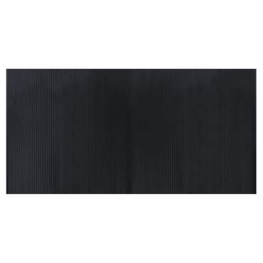 vidaXL Χαλί Ορθογώνιο Μαύρο 100x200cm Μπαμπού