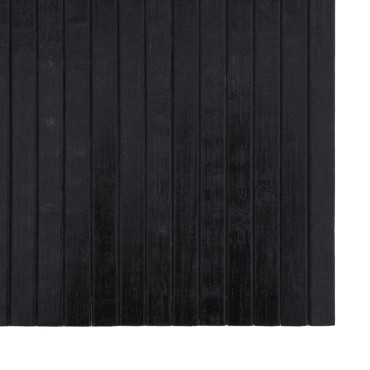 vidaXL Χαλί Ορθογώνιο Μαύρο 100x200cm Μπαμπού