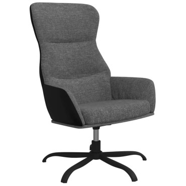 vidaXL Πολυθρόνα Relax Ανοιχτό Γκρι Υφασμάτινη 70x77x94cm 1 τεμ.