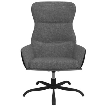 vidaXL Πολυθρόνα Relax Ανοιχτό Γκρι Υφασμάτινη 70x77x94cm 1 τεμ.