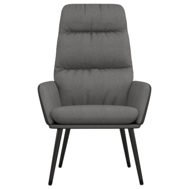 vidaXL Πολυθρόνα Relax Ανοιχτό Γκρι Υφασμάτινη 70x77x98cm 1 τεμ.