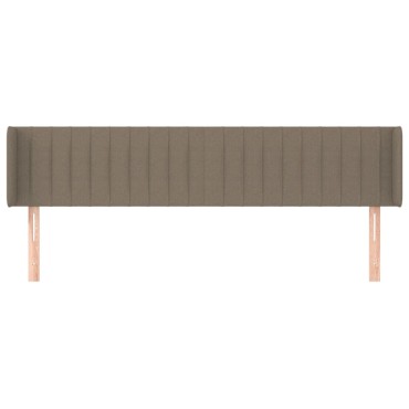 vidaXL Κεφαλάρι με Πτερύγια Taupe 163x16x78/88cm Υφασμάτινο 1 τεμ.
