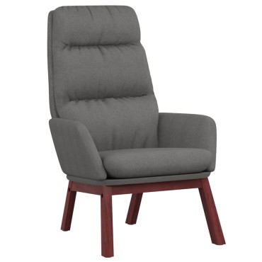 vidaXL Πολυθρόνα Relax Ανοιχτό Γκρι Υφασμάτινη 70x77x98cm 1 τεμ.
