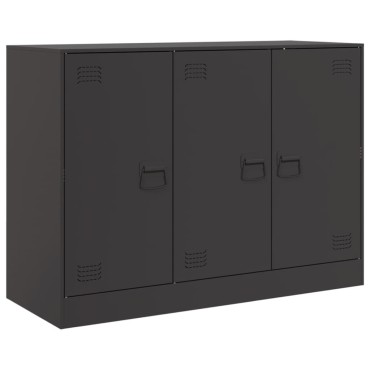 vidaXL Ντουλάπι Μαύρο 99x39x73cm από Ατσάλι 1 τεμ.