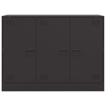 vidaXL Ντουλάπι Μαύρο 99x39x73cm από Ατσάλι 1 τεμ.