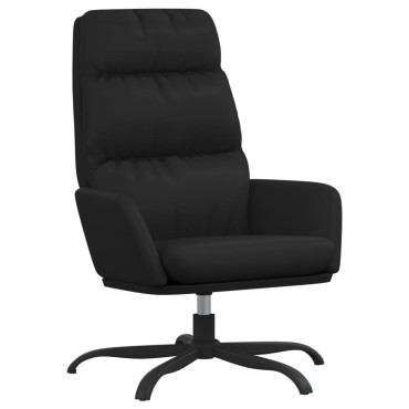 vidaXL Πολυθρόνα Relax Μαύρη από Συνθετικό Δέρμα 70x77x98cm 1 τεμ.