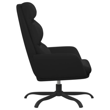 vidaXL Πολυθρόνα Relax Μαύρη από Συνθετικό Δέρμα 70x77x98cm 1 τεμ.