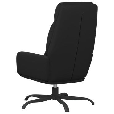 vidaXL Πολυθρόνα Relax Μαύρη από Συνθετικό Δέρμα 70x77x98cm 1 τεμ.
