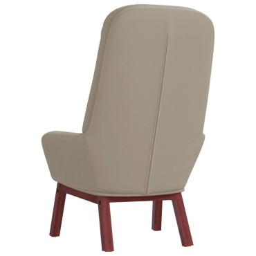 vidaXL Πολυθρόνα Relax Ανοιχτό Γκρι Βελούδινη 70x77x98cm 1 τεμ.