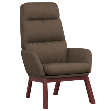 vidaXL Πολυθρόνα Relax Taupe Υφασμάτινη με Σκαμπό 70x77x98cm 1 τεμ.
