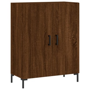vidaXL Ντουλάπι Καφέ Δρυς 69,5x34x180cm από Επεξεργασμένο Ξύλο 1 τεμ.