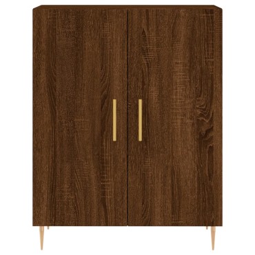 vidaXL Ντουλάπι Καφέ Δρυς 69,5x34x180cm από Επεξεργασμένο Ξύλο 1 τεμ.