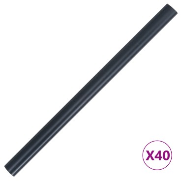 vidaXL Συστήματα Ιδιωτικότητας Κήπου 2 τεμ PVC 35x0,19 μ Ματ Σκούρο Γκρι