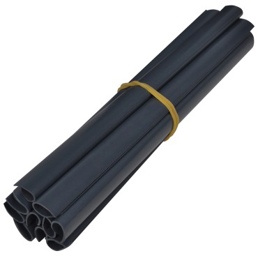 vidaXL Συστήματα Ιδιωτικότητας Κήπου 2 τεμ PVC 35x0,19 μ Ματ Σκούρο Γκρι