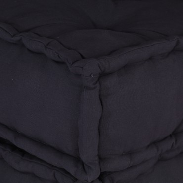 vidaXL Μοντέρνοι Πουφ 4 κομμάτια Ανθρακί Ύφασμα 70x70x54cm