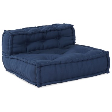 vidaXL Μοντέρνα Πουφ 4 τμχ από ύφασμα indigo 70x70x36 cm