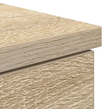 vidaXL Γραφείο Sonoma Δρυς Επεξεργασμένο ξύλο 140x49x76cm 1 τεμ.