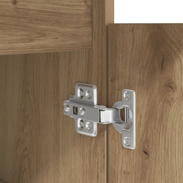 vidaXL Γραφείο artisan δρυς Επεξεργασμένο ξύλο 140x49x76cm 1 τεμ.