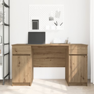 vidaXL Γραφείο Artisan Oak 140x49x76cm Επεξεργασμένο ξύλο 1 τεμ.