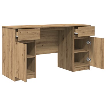 vidaXL Γραφείο Artisan Oak 140x49x76cm Επεξεργασμένο ξύλο 1 τεμ.