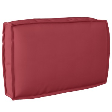 vidaXL Σετ Μαξιλαριών Παλέτας 2 Τεμαχίων Wine Red Oxford Fabric