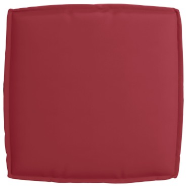 vidaXL Σετ Μαξιλαριών Παλέτας 2 Τεμαχίων Wine Red Oxford Fabric