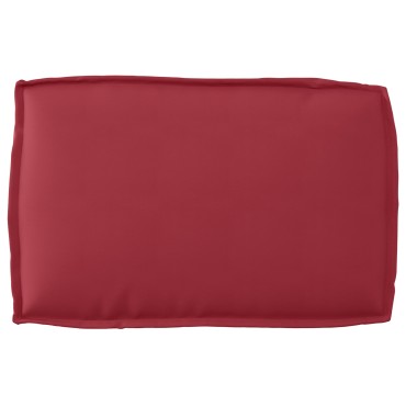 vidaXL Σετ Μαξιλαριών Παλέτας 2 Τεμαχίων Wine Red Oxford Fabric