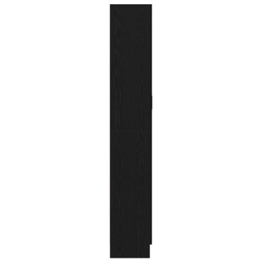vidaXL Βιβλιοθήκες 2 τεμ. Μαύρη Δρυς 82,5x30,5x185cm - Επεξεργασμένο Ξύλο