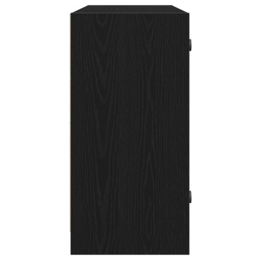 vidaXL Μπουφέ Μαύρο Δρυς 102x37x75,5cm Κατασκευασμένο Ξύλο 1 τεμ.