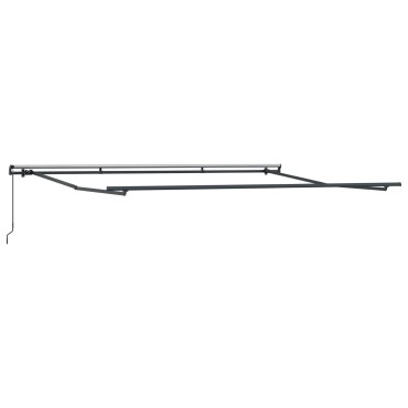 vidaXL Χειροκίνητη Ανασυρόμενη Τέντα Μπεζ 500x350 cm