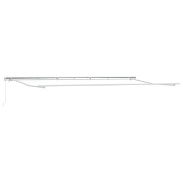 vidaXL Χειροκίνητη Ανασυρόμενη Τέντα Μπεζ 600x300 cm