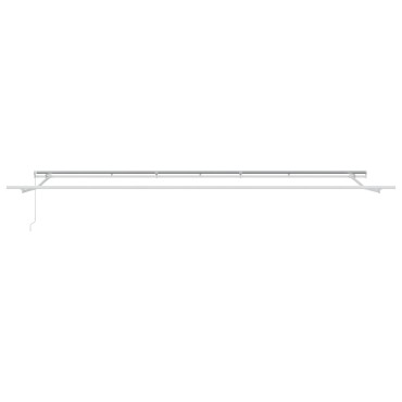 vidaXL Μηχανική Ανασυρόμενη Τέντα Λευκή 600x300 cm