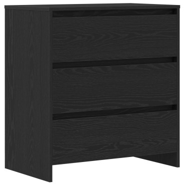 vidaXL 2- τεμ. μπουφέδες σε μαύρο καπλαμά 140x41x75cm 1 τεμ.