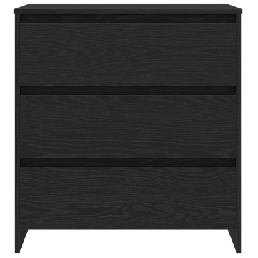 vidaXL 2- τεμ. μπουφέδες σε μαύρο καπλαμά 140x41x75cm 1 τεμ.