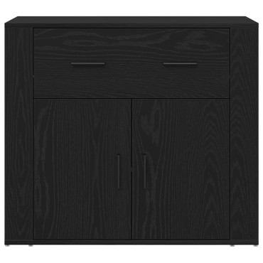 vidaXL Sideboards 3 τεμ. Μαύρος Δρυς Επεξεργασμένο Ξύλο 240x33x70cm