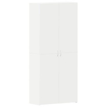 vidaXL Ντουλάπι Υποδημάτων Λευκό 80x35.5x180cm Επεξεργασμένο Ξύλο