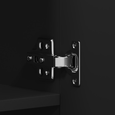 vidaXL Ντουλάπα παπουτσιών Μαύρη 80x35,5x180cm Επεξεργασμένο ξύλο