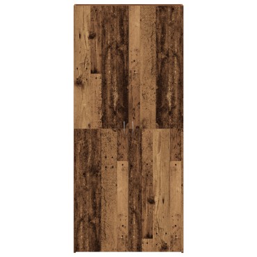 vidaXL Ντουλάπα Παπουτσιών Παλιού Ξύλου 80x35,5x180cm Μη κατεργασμένο ξύλο