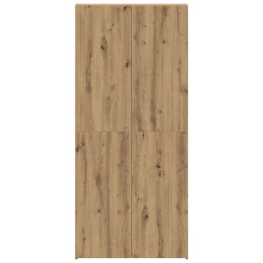 vidaXL Ντουλάπι Παπουτσιών Artisan Oak 80x35,5x180cm Επεξεργασμένο Ξύλο