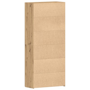 vidaXL Ντουλάπι Παπουτσιών Artisan Oak 80x35,5x180cm Επεξεργασμένο Ξύλο
