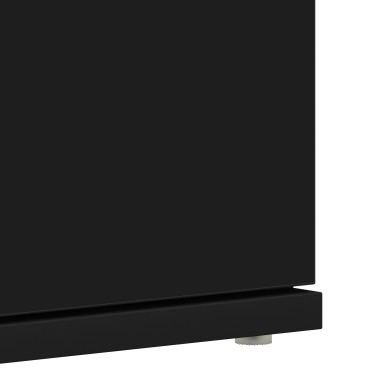 vidaXL Ντουλάπα Παπουτσιών Μαύρη 80x39x180cm Επεξεργασμένο Ξύλο