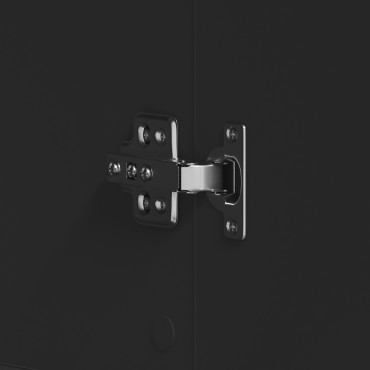 vidaXL Ντουλάπα Παπουτσιών Μαύρη 80x39x180cm Επεξεργασμένο Ξύλο