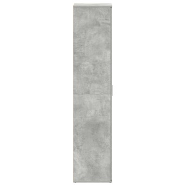 vidaXL Ντουλάπι Παπουτσιών Γκρι 80x39x180cm Οικονομικό ξύλο