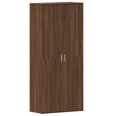 vidaXL Ντουλάπι Παπουτσιών Καφέ Δρυός 80x39x180cm Φτιαγμένο Ξύλο