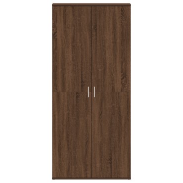 vidaXL Ντουλάπι Παπουτσιών Καφέ Δρυός 80x39x180cm Φτιαγμένο Ξύλο