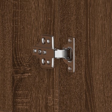 vidaXL Ντουλάπι Παπουτσιών Καφέ Δρυός 80x39x180cm Φτιαγμένο Ξύλο